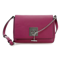 torbica CK Lock Medium Flap-Magenta