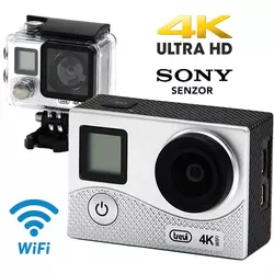 Trevi GO 2500-4K aktivni sportski fotoaparat, 4K-UHD,WiFi, Sony senzor, srebrma