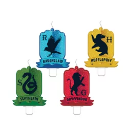 Amscan Sveče - Harry Potter Fakulteta 4 kosi