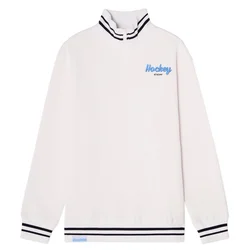 Moški pulover CCM Stripe 1/4 Zip White L