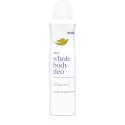 Dove Lavender & Chamomile deodorant v pršilu za telo 150 ml