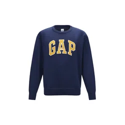 GAP Majica ATHLETIC mornarska/gorčica/bela