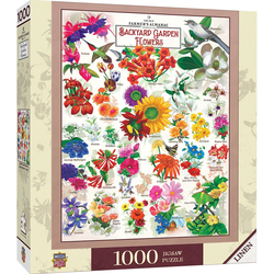 Masterpieces - Puzzle Vrtno cvetje 1000 - 1 000 kosov