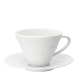Hario V60 keramična skodelica s podstavkom 150 ml, bela