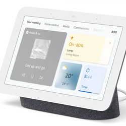 Google Nest Hub 2 Anthrazit Carbon Crni