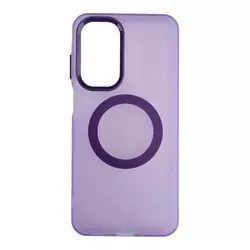 Silikonska futrola Magsafe FLURO COLOR Samsung A36 LJUBIČASTA