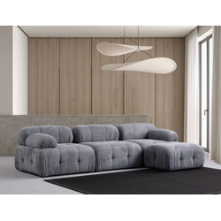 Atelier del Sofa Ugaona garnitura Petite, 290x160 cm, Siva