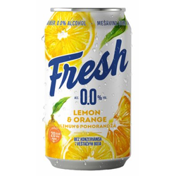 PIVO BEZALK. FRESH LIMUN&POMORANDZA 0.33L LIMENKA
