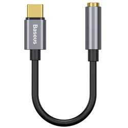 BASEUS L54 adapter USB-C/3.5mm mini jack, siva