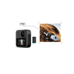 GOPRO Akciona kamera GoPro MAX - CHDHZ-201-RW,  5228 x 2624 (5K), 16 MP