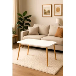 Hanah Home Stočić za kafu, Beli