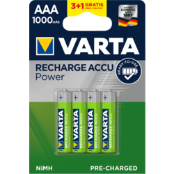 Varta 5703301494 - 3+1 kom Punjive baterije ACCU AAA Ni-MH/1000mAh/1,2V