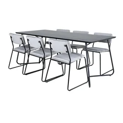 jedilnica set Dallas 2715 75x90x190cm
