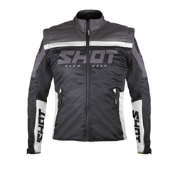 Softshell jakna Shot Softshell Lite 2.0 crno-bijela