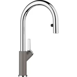 Blanco slavina carena-s vario silgranit look vulkan siva/hrom hd ( 526930 )