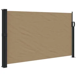 Bočna tenda na uvlačenje smeđesiva 120 x 500 cm