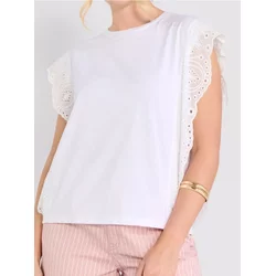 Sinsay - Bluza s ukrasnom čipkom - krem