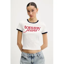 Tommy Jeans Majica mornarska/bela
