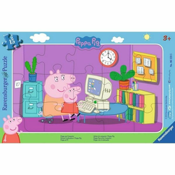 Ravensburger puzzle - Pepina za kompjuterom - 15 delova