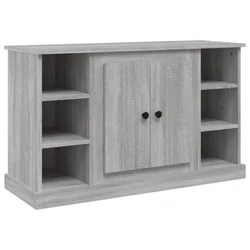 Komoda sivog hrasta sonome 100x35,5x60 cm od konstruiranog drva