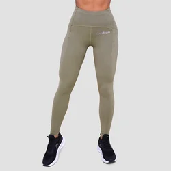 GymBeam Women‘s Pulse Running Leggings Vetiver