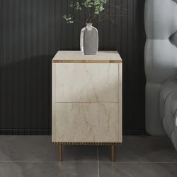 Hanah Home Noćni ormarić Imaj, 40x60x35 cm, Krem
