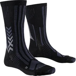 X-BIONIC Nogavice X-SOCKS TREKKING PERFOM MERINO CREW, črna (EU 39-41)