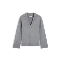 TOMMY HILFIGER Pulover pegasto siva