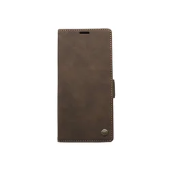 Maska za telefon LEATHER RETRO FLIP za Samsung Note 20/N980F, Tamnobraon