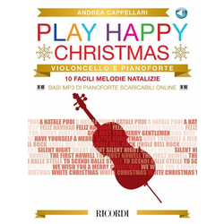 PLAY HAPPY CHRISTMAS VIOLONCELLO E PIANOFORTE +AUDIO ACCESS