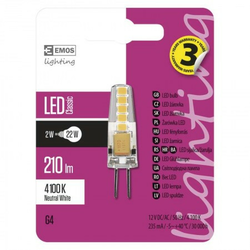 Emos led sijalica classic jc a++ 2w g4 nw zq8621 ( 1765 )