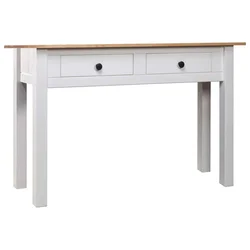 Konzolni stol od borovine bijeli 110x40x72 cm asortiman Panama