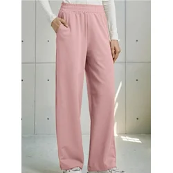 Sinsay - Pantalone sa širokim nogavicama - pastelno roze