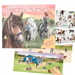 Create your Happy Horses Depesche, 420+ samolepek