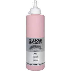 Lukas Cryl Studio Plastic Bottle Akrilna barva Peach Pink 500 ml 1 kos