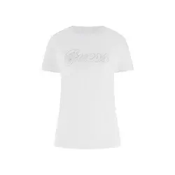 Guess Majica W6GI08 K3023 Bela Regular Fit