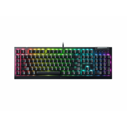 RAZER mehanska gaming tipkovnica BlackWidow V4 X (zelena stikala, US, SLO gravura)