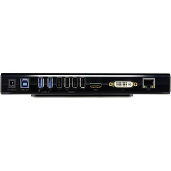 Renkforce Renkforce USB 3.0 univerzalna priključna stanica sa USB 3.0, USB 2.0, Gigabit-LAN, DVI i HDMI priključkom, crna