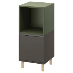 EKET Element s vratima, tamnosiva, 35x35x35 cm
