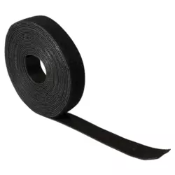 LOGILINK Čičak traka za vezivanje kablova Velcro 10m (Crna)