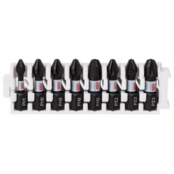 Bosch pakovanje Impact control nastavaka za odvrtače, 8-delno, 1xPH13xPH21xPH32xPZ21xPZ3 ( 2608522323 )