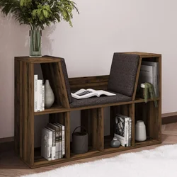 Hanah Home Polica za knjige Livora, 103x63x30 cm, Boje oraha