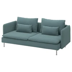 SÖDERHAMN Sofa trosed, Fridtuna tamnosiva-plava