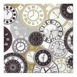 Serviete za decoupage Twelve oclock - 1 kos