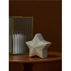 Sinsay - Božićna LED lampa u obliku zvezde - belo