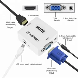 GEMBIRD A-VGA-HDMI-Mini ** Gembird input VGA to HDMI (902) (289)