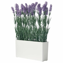 FEJKA Veštačka biljka sa saksijom, unutra/spolja lavanda