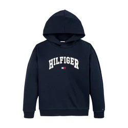 TOMMY HILFIGER Majica marine/rdeča/volneno bela