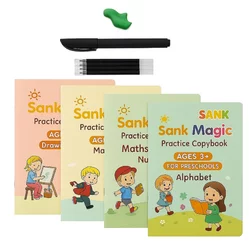 Set bilježnica za djecu - Zeleni ergonomski hvat KP37061