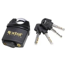 Extol Premium - vodootporan viseći lokot 60 mm, crne boje
